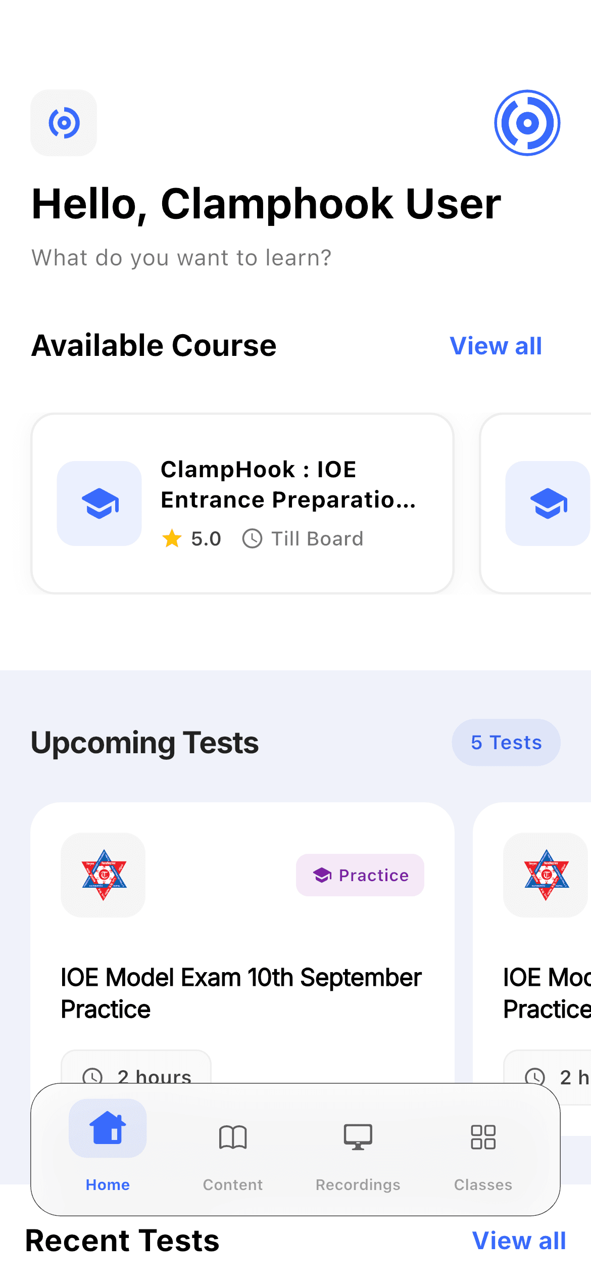 Clamphook Mobile App
