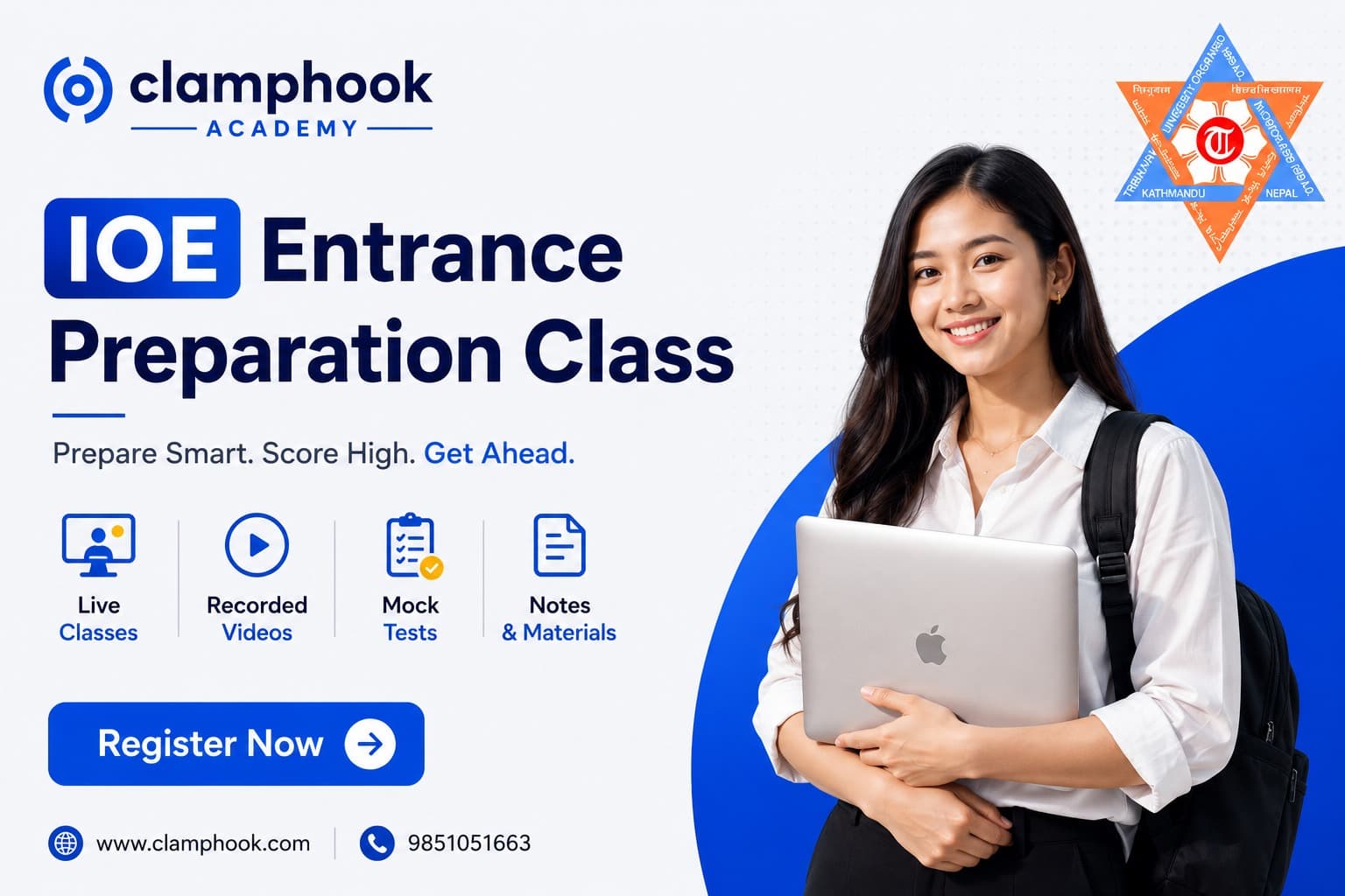 ClampHook : IOE Entrance Preparation 2083  (Online)